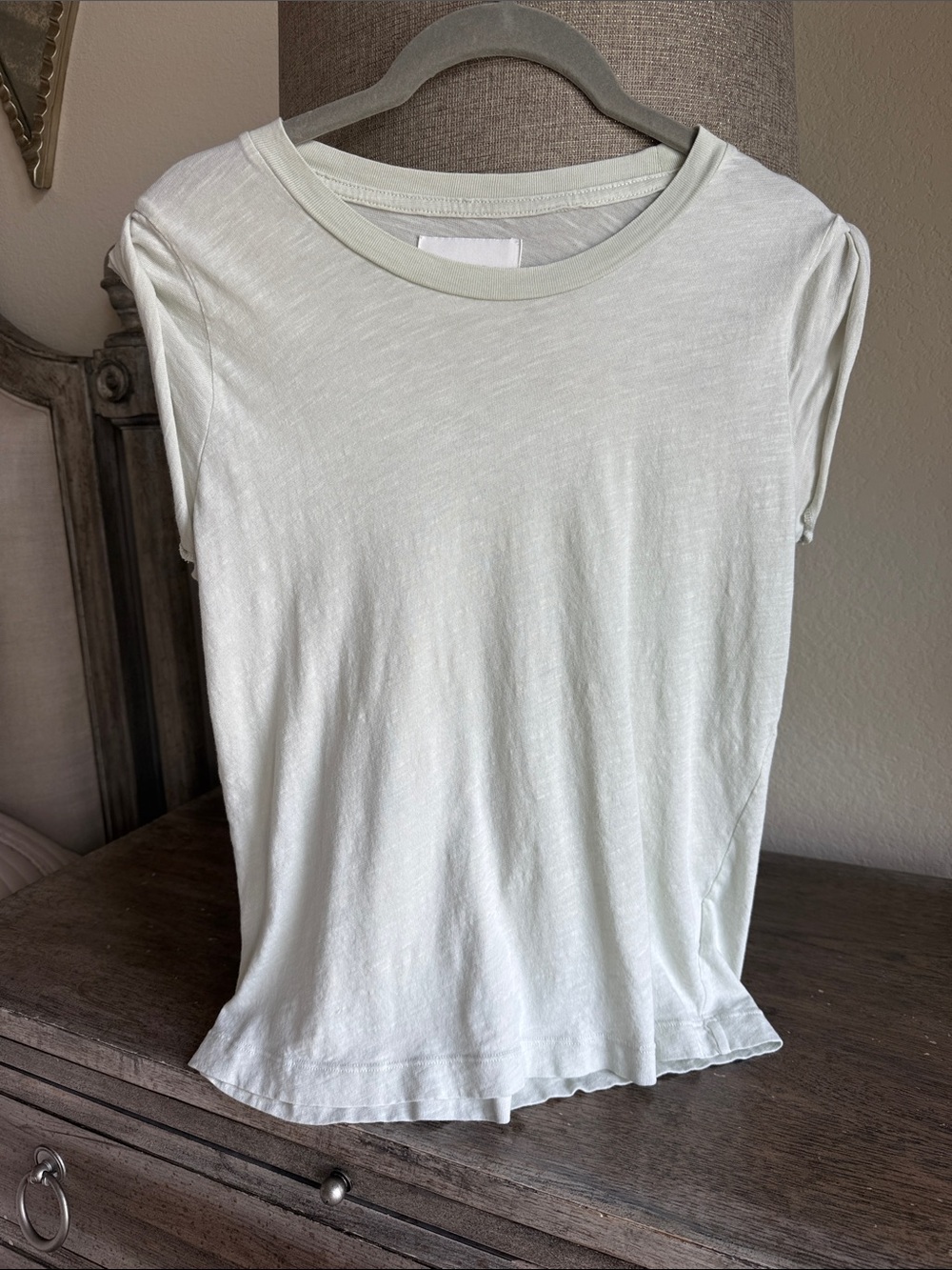 Citizens Of Humanity Mint Short Sleeve Crewneck Tee
